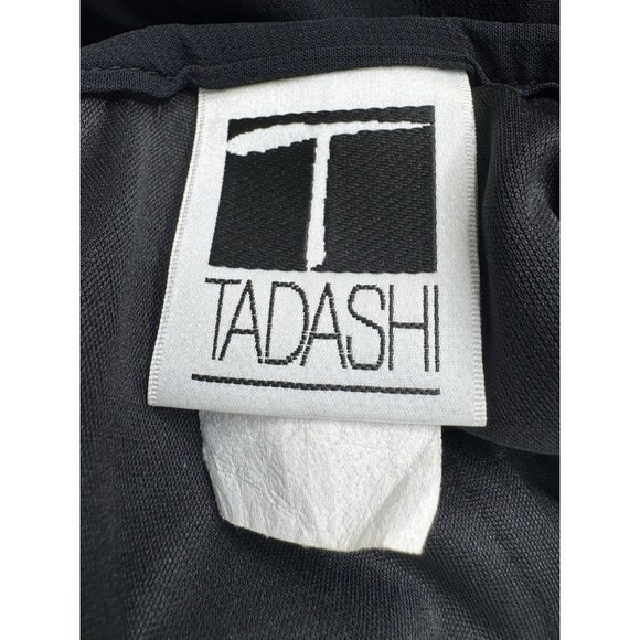 Tadashi Shoji Women's Size 6 Black Maxi Gore Vintage Skirt - Picture 10 of 12